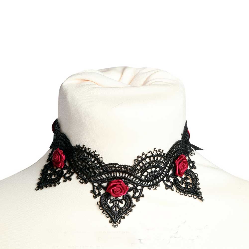Sinister - C241 Choker - Black/Burgundy